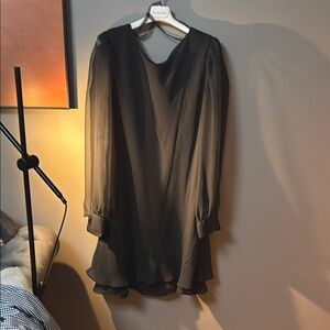 Elegant Black Long Sleeve Dress